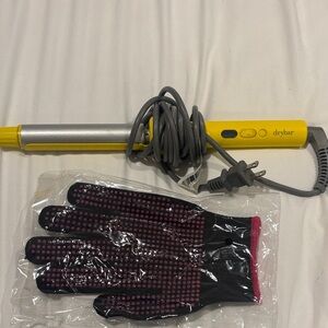 Drybar Silver and Yellow Styling Tool